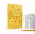 Biblia Reina Valera 1960 Letra Grande – Edición Premium Símil Piel Amarilla con Canto de Color | Última Disponible