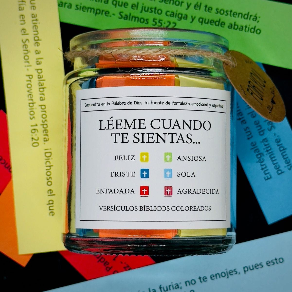 ✨ Frasco de Versículos – Palabras de Vida para Cada Día