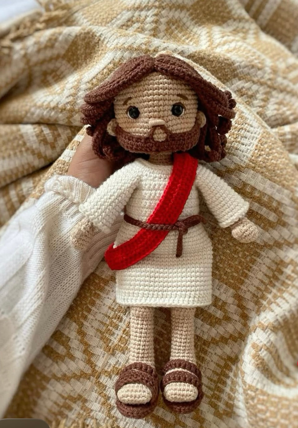 Jesús mi Compañero" - Tejido Artesanal Premium