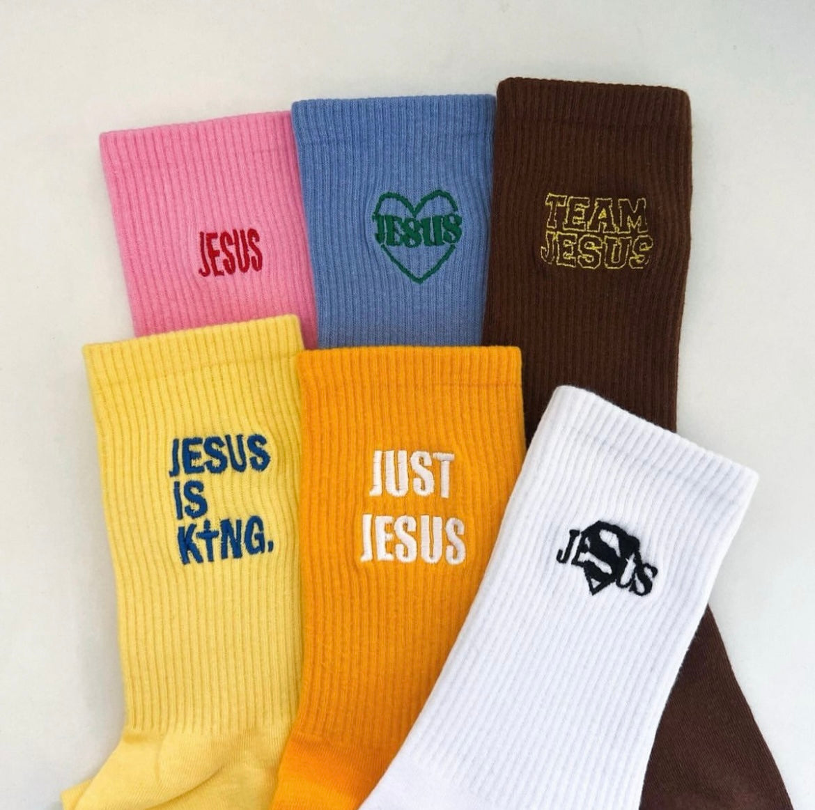 Medias con Propósito "Colección Fe" - Algodón Premium (Talla Única)